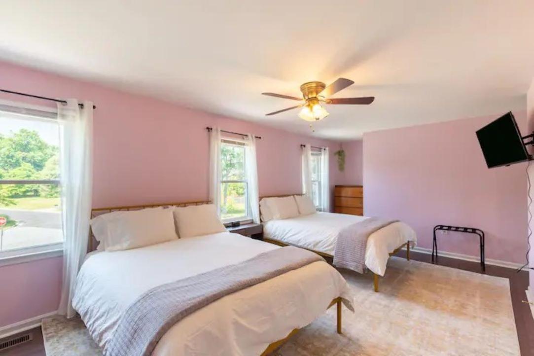 Lrge 5 Bedroom 9 Beds Near Dc-Pool, Hot Tub, Gym, Game Rm, Fire Pit Bowie Ngoại thất bức ảnh